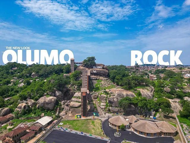 Olumo Rock aerial
